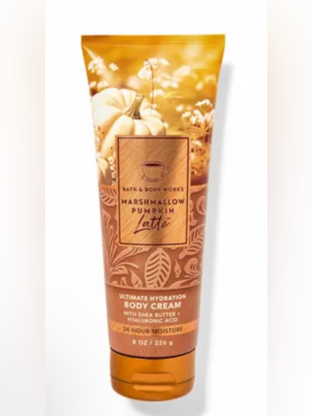 Bath & Body Works Marshmallow Pumpkin Latte Body Cream New 8 Oz
